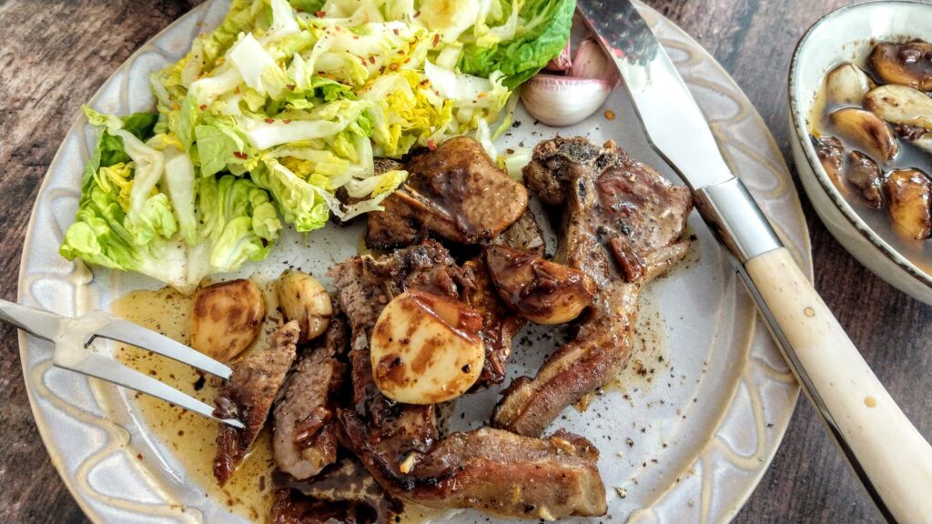 Aggressively Garlicked Lamb - Food and Cooking of the Middle Kingdoms